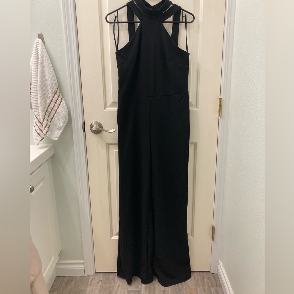 Bebe Black Romper, Size 8 (runs small, size 6)